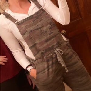 Camo overalls